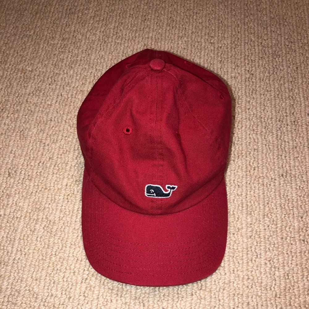 Red Vineyard Vines Hat